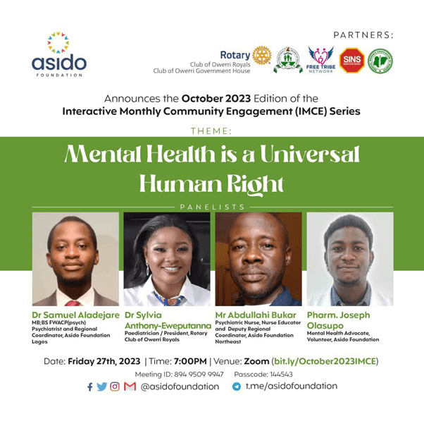 Mental Health is a Universal Human Right